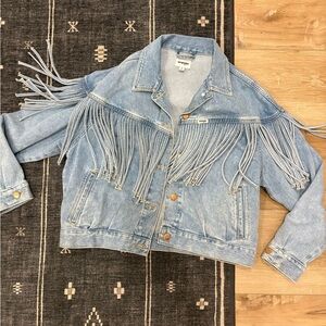 Wrangler Denim Fringe Jacket